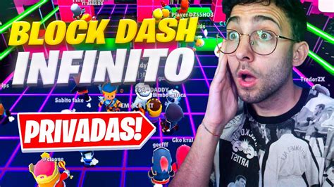 PARTIDAS PRIVADAS STUMBLE GUYS En Directo Block Dash INFINITO Con