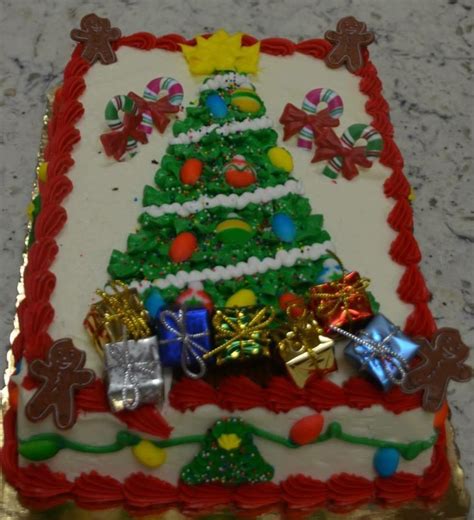 Christmas Tree Decorated Cake 14 Sheet The Pennsylvania Bakery