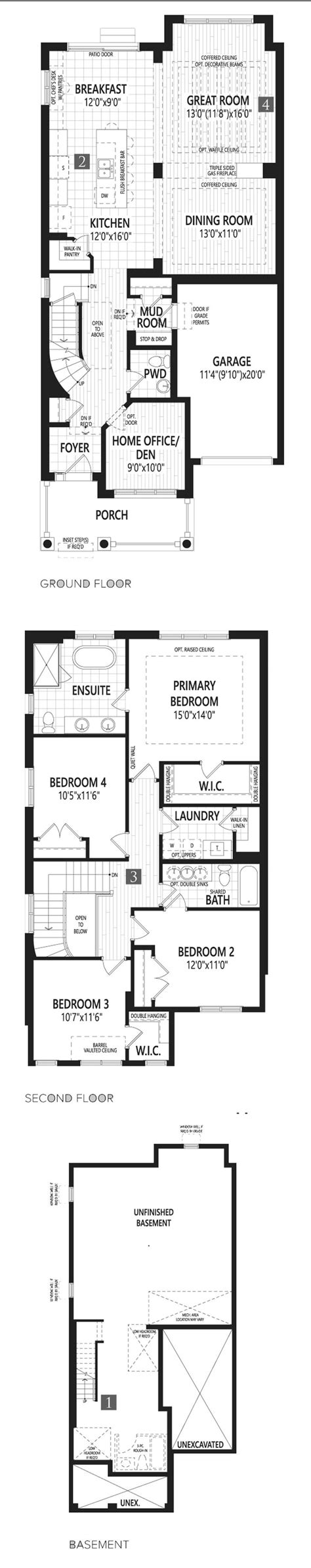 Mattamy Homes Floor Plans Oakville Home Alqu