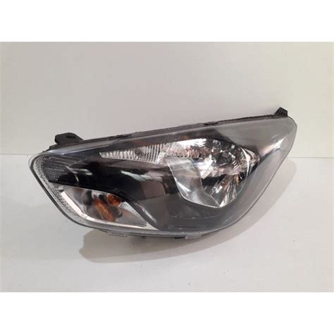 Farol Esquerdo Ford Ka 2015 2016 2017 2018 Máscara Negra Original