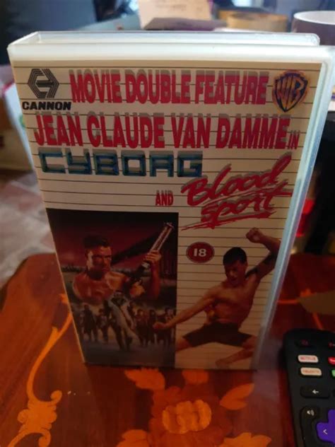 CYBORG AND BLOOD Sport VHS Jean Claude Van Damme Movie Double