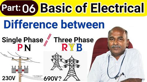 Single Phase And Three Phase In Tamil Youtube