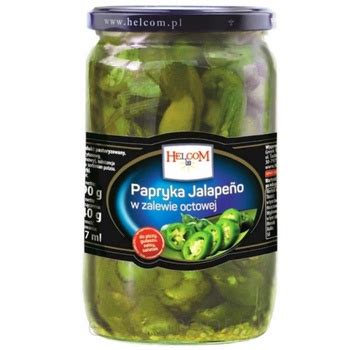 Kuchnia Kwasiora Sklep Papryka Jalapeno Zielona Helcom 680g