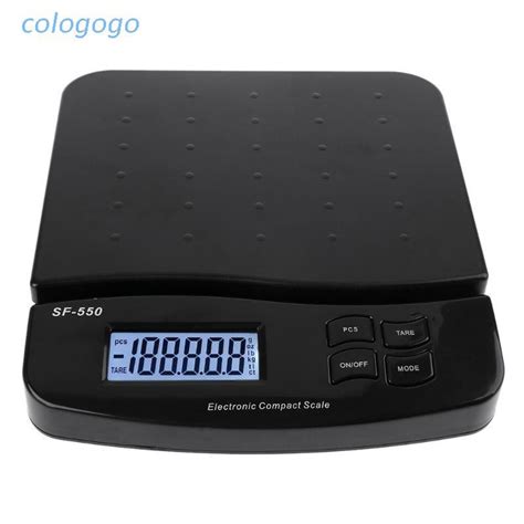 Colo 25kg 1g 55lb Digital Postal Shipping Scale Table Top Parcel Letter