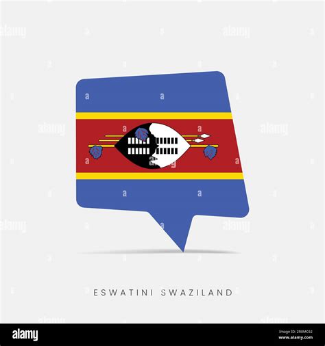 Eswatini Swaziland Flag Bubble Chat Icon Stock Vector Image Art Alamy