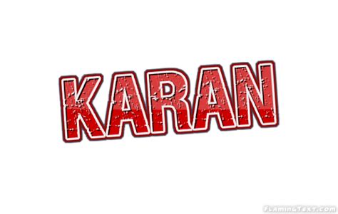 Karan Logo | Free Name Design Tool from Flaming Text