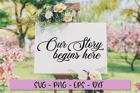 Our Story Begins Here Svg Graphic By Extreme Designart · Creative Fabrica