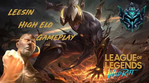 Climbing As Leesin Jungle Tophy High Elo Wild Rift League