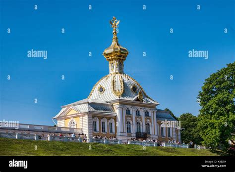 Petrodvorets. Petergof. St. Petersburg. Russia Stock Photo - Alamy