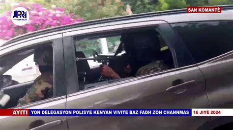 Aksyon Sa A Pase Nan Baz Lame Dayiti Sou Channmas Polisye Kenyan