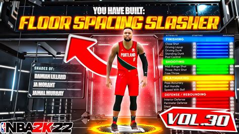 Best Floor Spacing Slasher Build On Nba K Rare Build Series Vol