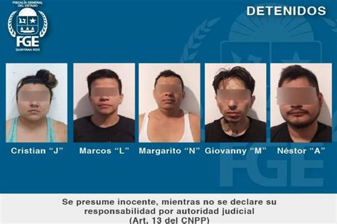 Hay Detenidos Difunde Fge Nombres E Im Genes De Implicados En