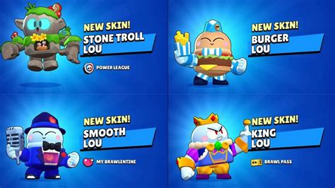 Todas Las Skins De Lou En Brawl Stars