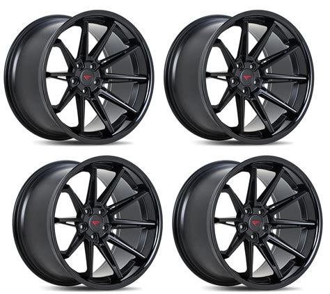 Ferrada Cm2 Wheels For C6 C7 Corvette Matte Black W Gloss Lip Surf