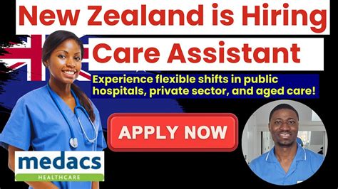 Verified Healthcare Assistant Job In The New Zealand With Visa