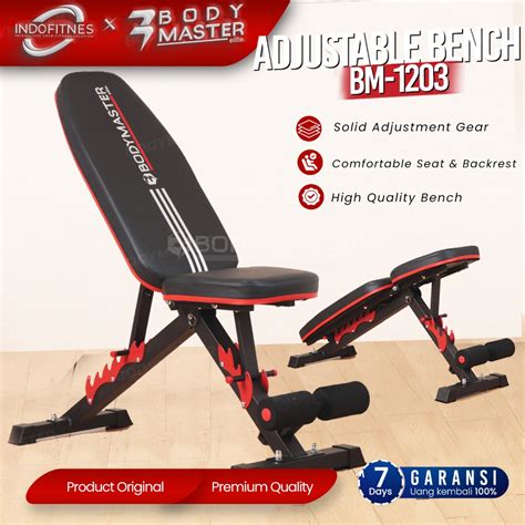 Jual Bodymaster Adjustable Bench Bm He Kursi Gym Fitness Bench