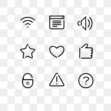 Small Icons PNG Images | 290000+ Vector Icon Packs | Free Download On Pngtree