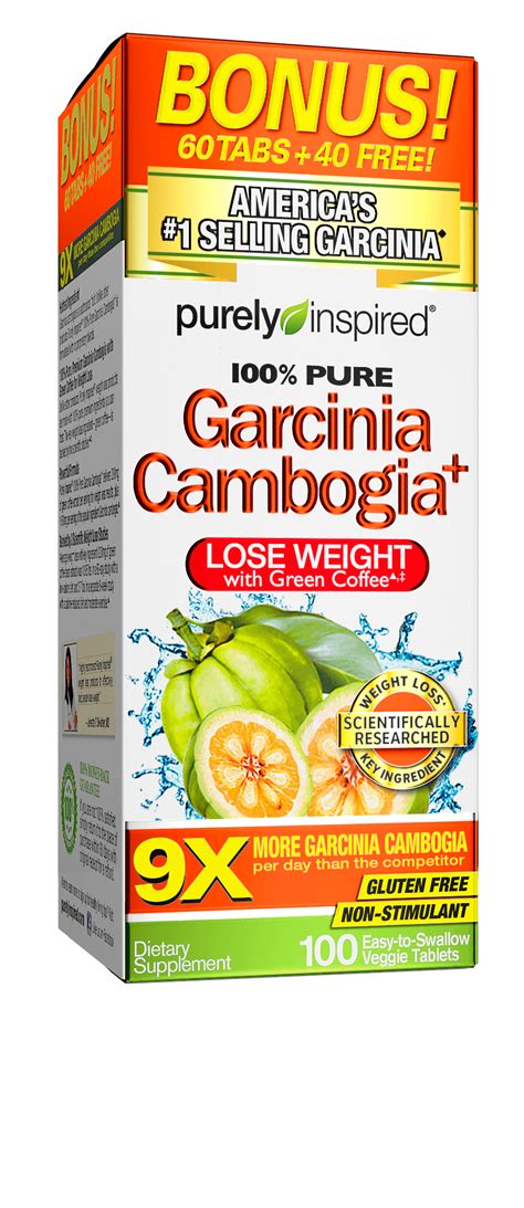 Purely Inspired Garcinia Cambogia Green Coffee Weight Loss Supplement