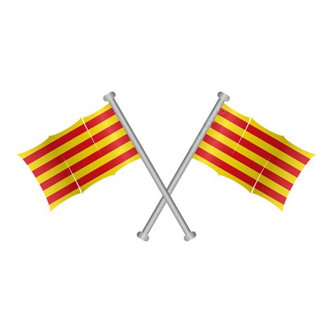 Catalonia Flag Vector Catalonia Flag Spain Png And Vector With