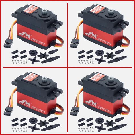 4PCS JX Servo PDI 6221MG 62g 20kgHigh Precision Metal Gear Digital