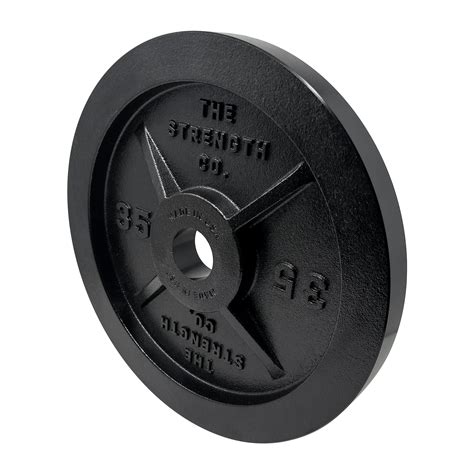 The Strength Co. Olympic Iron Barbell Plates - Made In USA