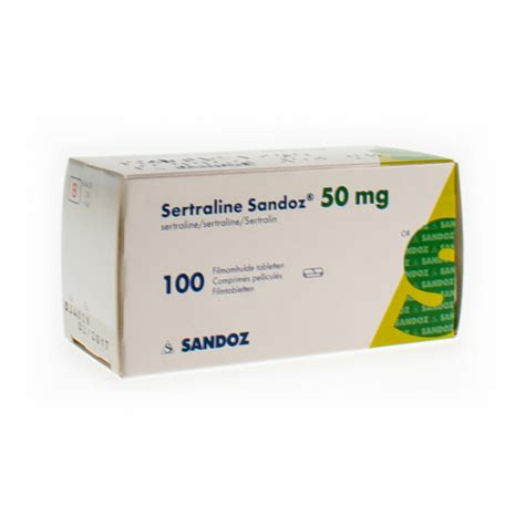 Sertraline Sandoz Comp 100 X 50 Mg Apotheek Kestens