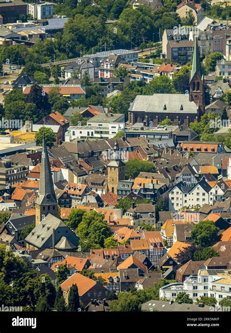 Old Town With From Front To Back Evang Church St Georgs Kirche Hi Res