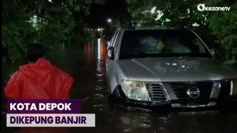 Diguyur Hujan Deras Sejumlah Wilayah Di Kota Depok Dikepung Banjir