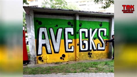 Kibicowskie Graffiti GKS Jastrzębie YouTube