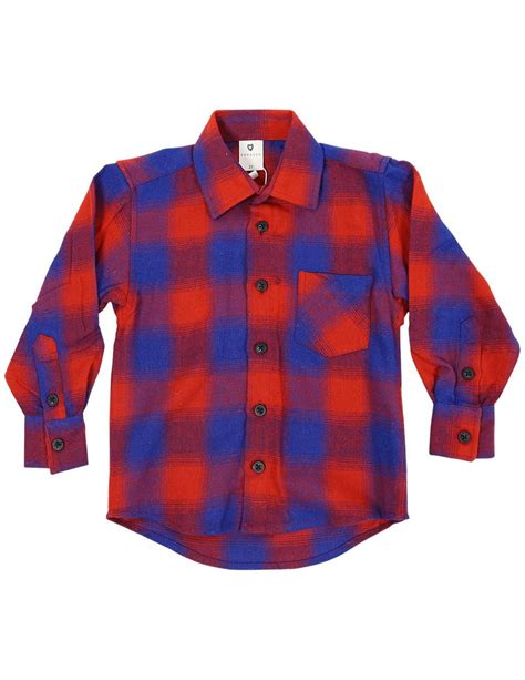 Check Flannel Shirt Red – Korango