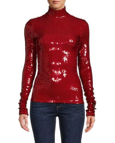 Red Laquan Smith Tops For Women Lyst