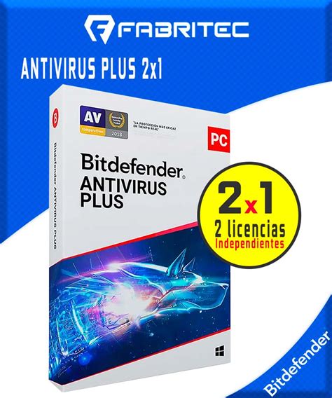 Antivirus Plus Bitdefender 2x1 Corporacion Fabritec