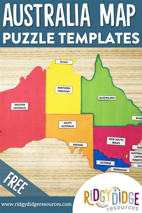 Australia Map Puzzle | Australia map, Map puzzle, Australia