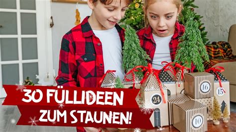 Top 30 Kinder Adventskalender Füllideen OHNE SÜßIGKEITEN