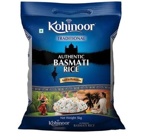 Long Grain Non Sticky And Fluffy Texture White Kohinoor Basmati Rice