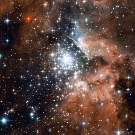 Traverse Our Universengc 3603this Image Shows A Starburst Cluster In