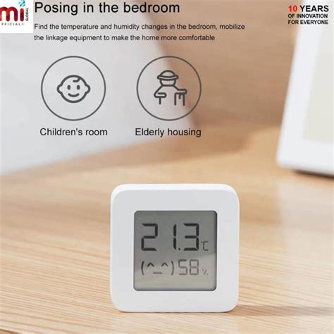 Jual Ready Xiaomi Mijia Temperature Humidity 2 Bluetooth Thermometer ...