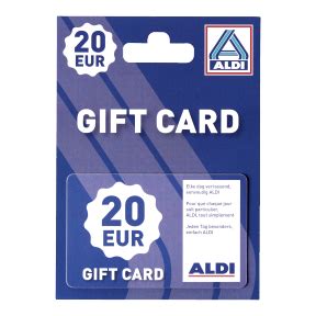 Gift card ALDI 20 euros bon marché chez ALDI