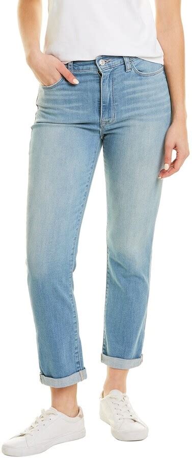 Hudson Blair Daniella High Rise Straight Crop Jean Shopstyle