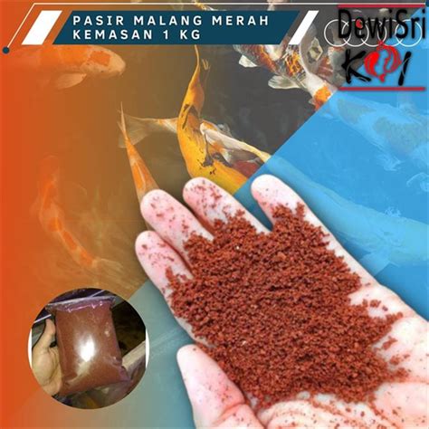 Jual Pasir Malang Merah 1 Kg Pasir Malang Merah Aquascape Aquarium