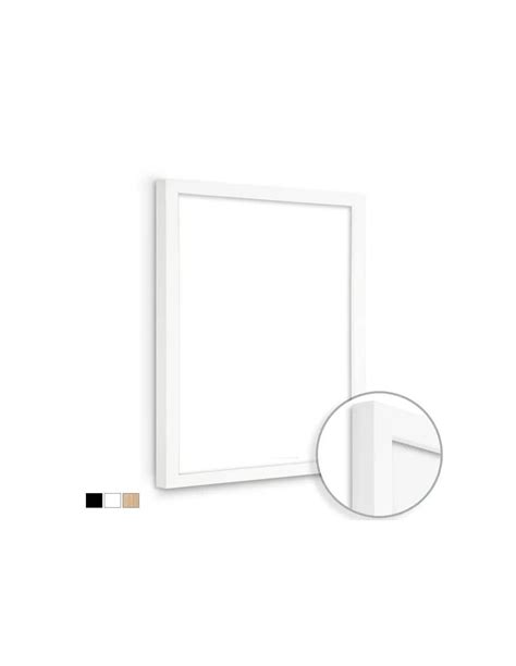 MOLDURA PARA CUADROS En DM 30x28 Mm BLANCO MATE