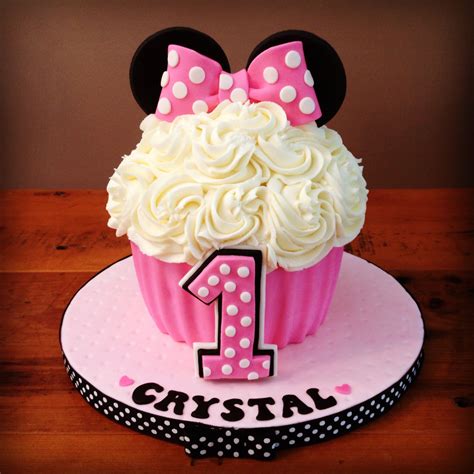 Minnie Mouse Smash Cake Giant Cupcake Pan Minnie Mouse Birthday