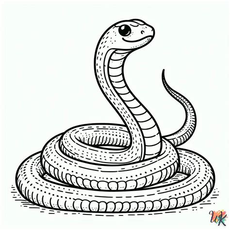 148 Dibujos Para Colorear Serpiente Colorear Para Niños