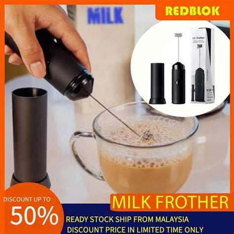 🔥ready Stock🔥redblok Milk Frothercoffee Held Foamer Cappuccino Maker