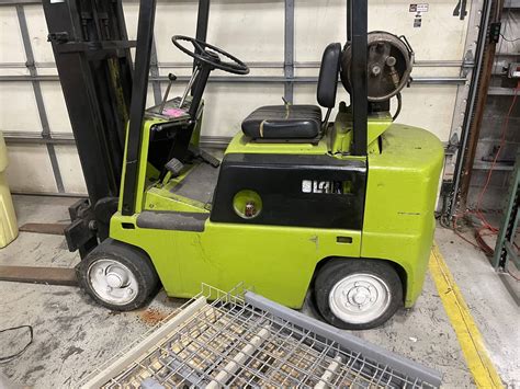 4000 Lb Clark C500 40 Electric Forklift Revelation Machinery