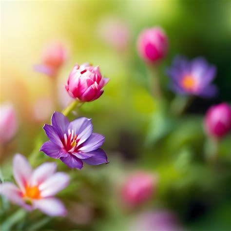 Premium Photo Beautiful Floral Spring Abstract Background Of Nature Ai