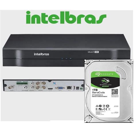 Kit Intelbras Dvr Mhdx Canais Hd Tb Kabum