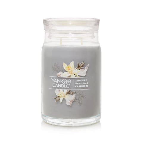 Yankee Candle Smoked Vanilla Cashmere Signature Glas G