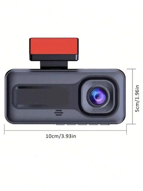 1 Stück 1080P 3 Screen Same View Dashcam mit 3 Kamera Kanal 2 Zoll IPS