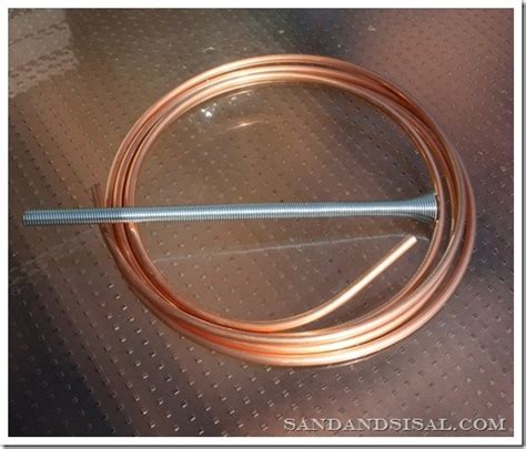 Create A Copper Mobile Sand And Sisal Copper Wire Art Copper Wire Crafts Copper Diy